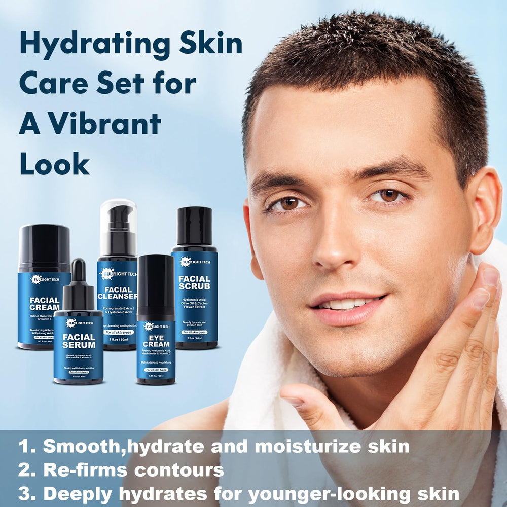 FULLLIGHT TECH Skin Care for Men eye cream tube—targeted care around the eye area
