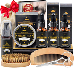 FULLLIGHT TECH Beard Kit packshot showing a complete grooming set for everyday beard care