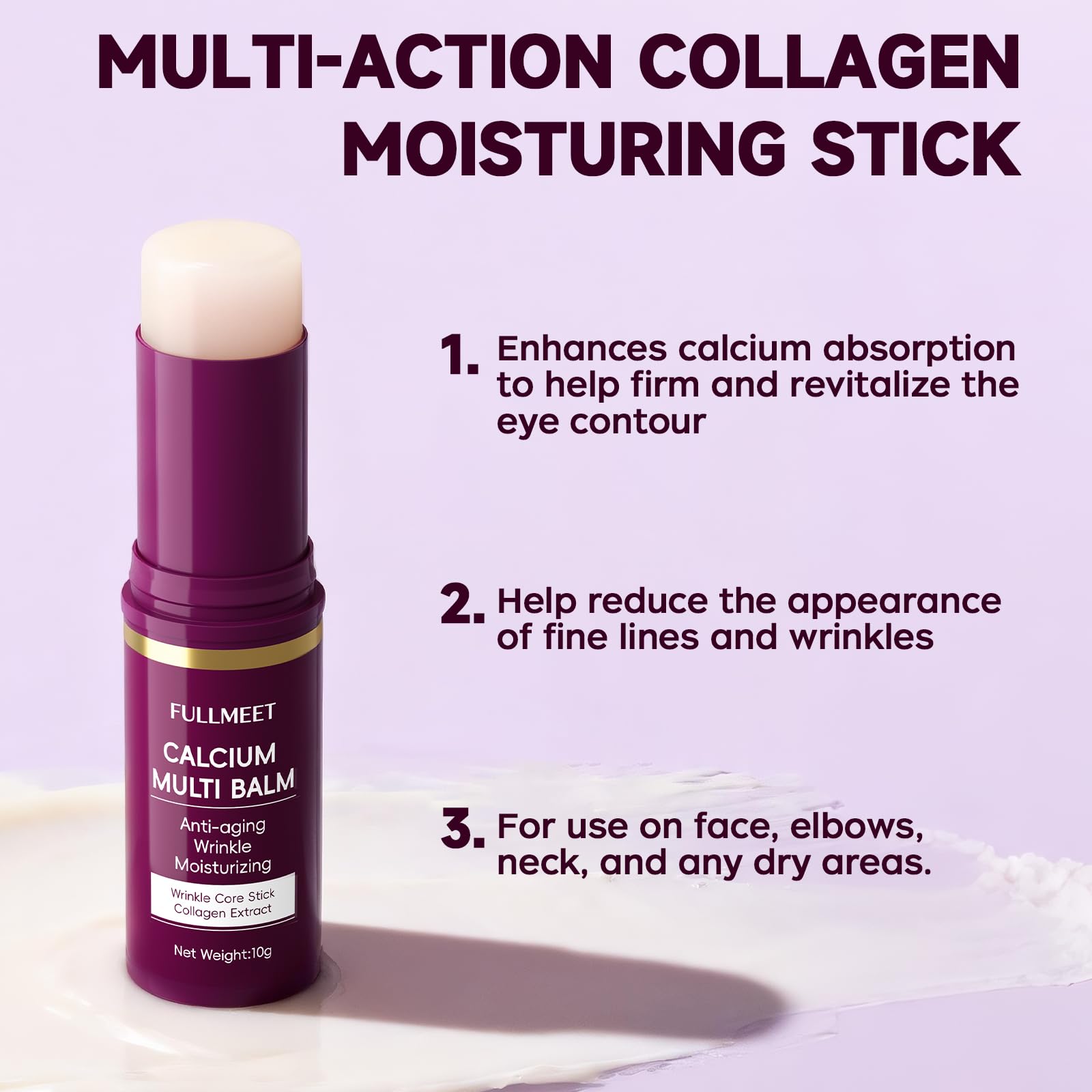 FullMeet Calcium Volume Multi Balm face-application offers quick absorption.