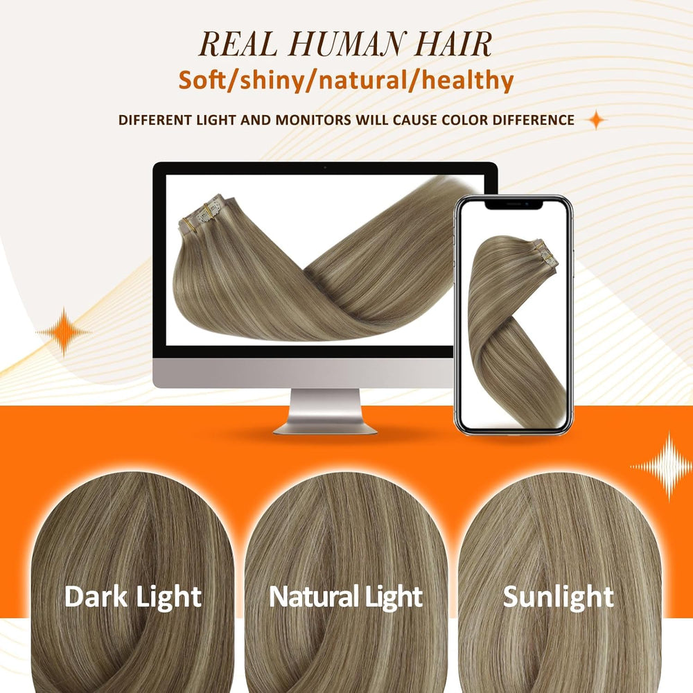 Full Shine care routine: wash, condition, and air-dry extensions