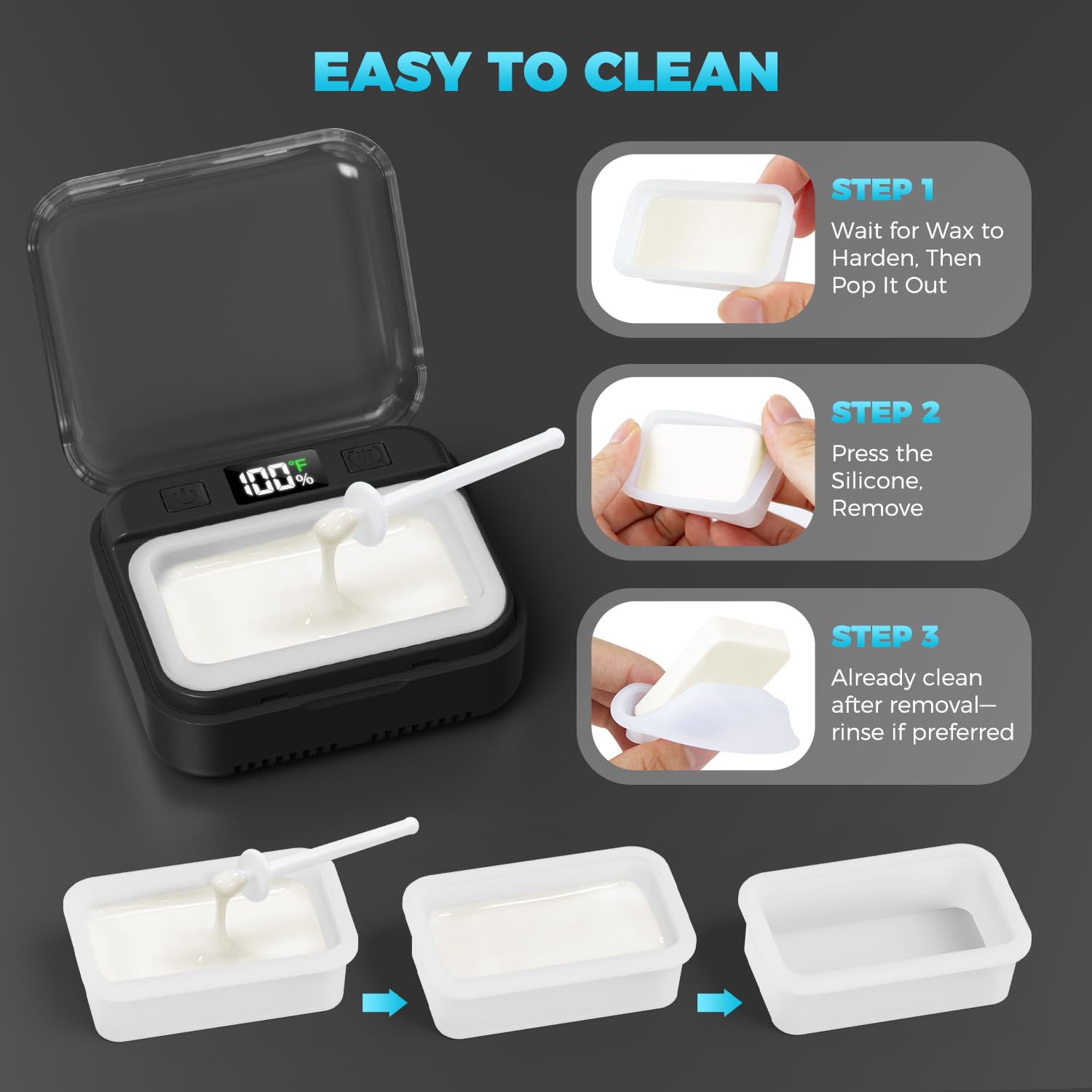 FullWoyi Nose Wax Kit includes wipes to keep routines tidy.