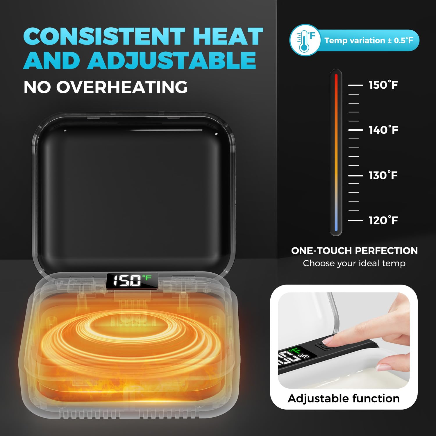 FullWoyi Nose Wax Kit USB charging works via USB-C for portability.