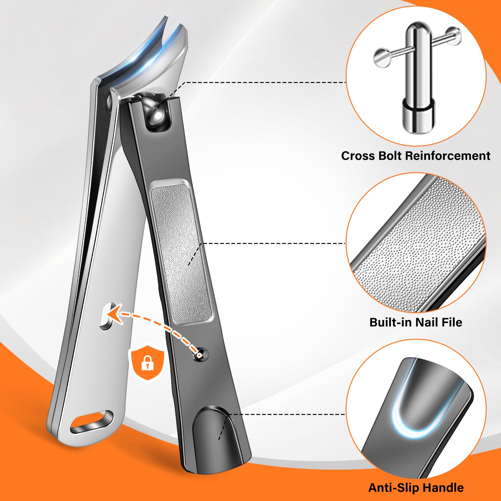 FULUNS nail cuticle cutters tidy edges after trimming