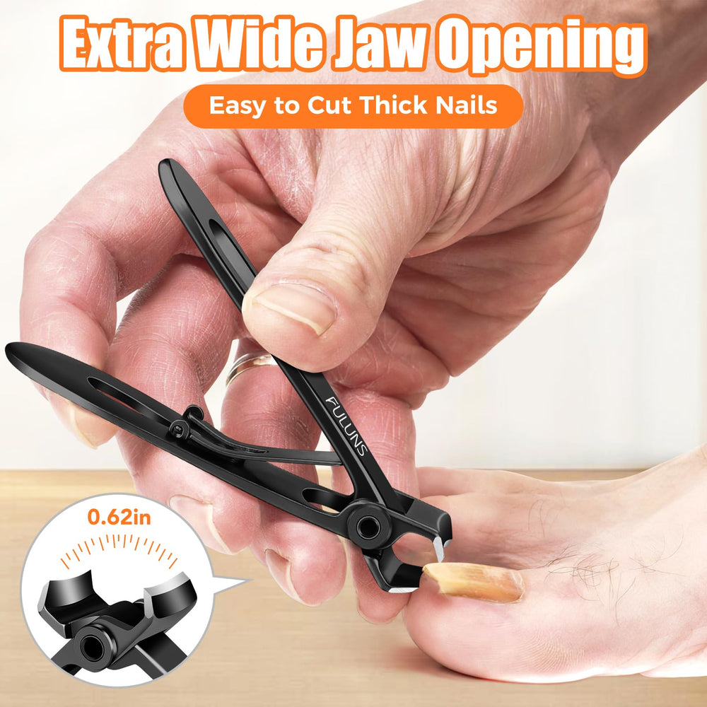 FULUNS slanted ingrown-nail clippers for easy access to curved nail edges