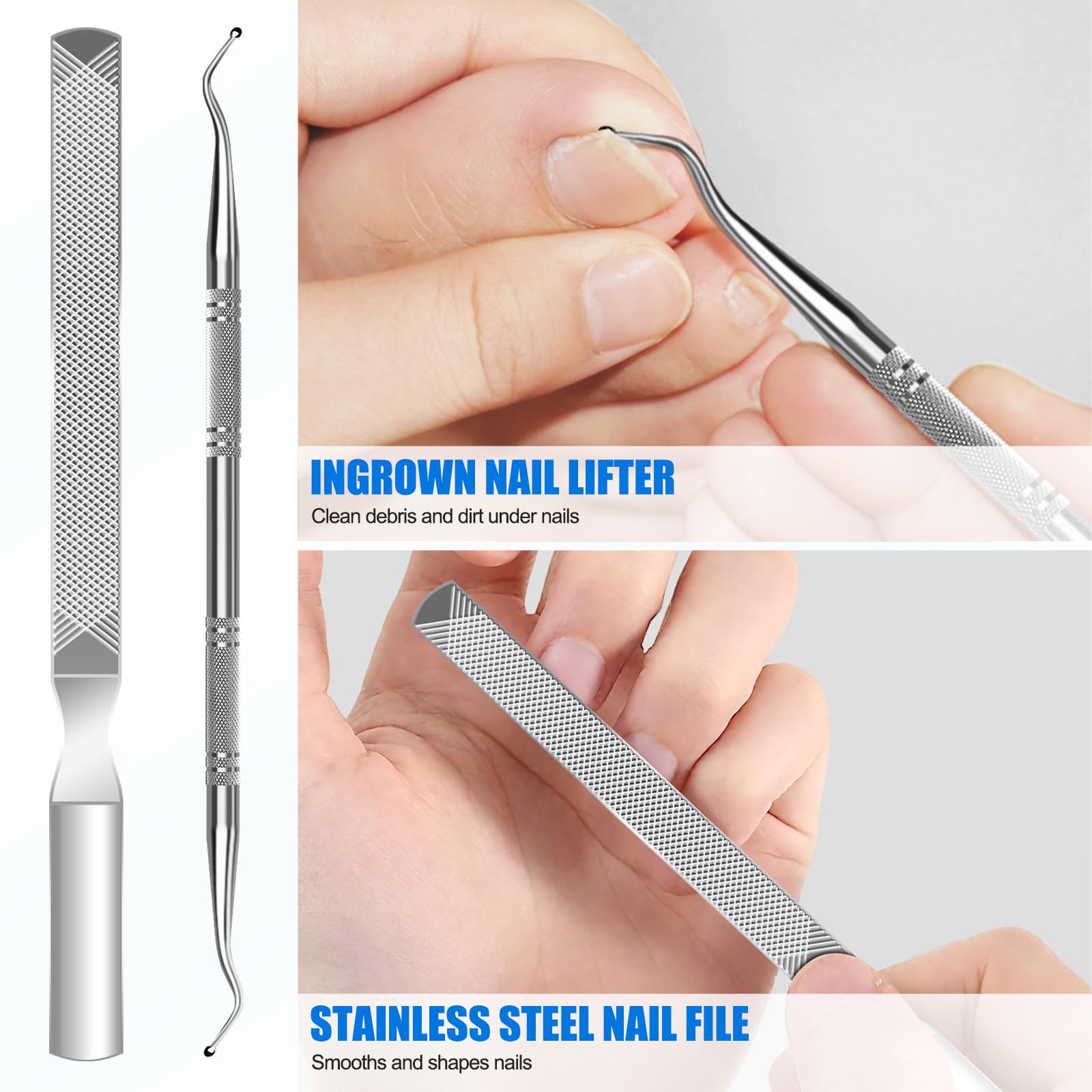 FUMAX ergonomic-head design keeps blades visible for accurate trimming