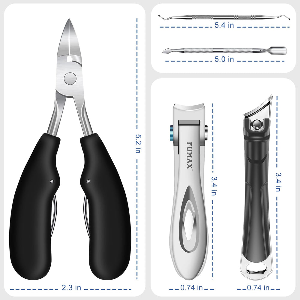 FUMAX gift-ready nail clipper set in an elegant box