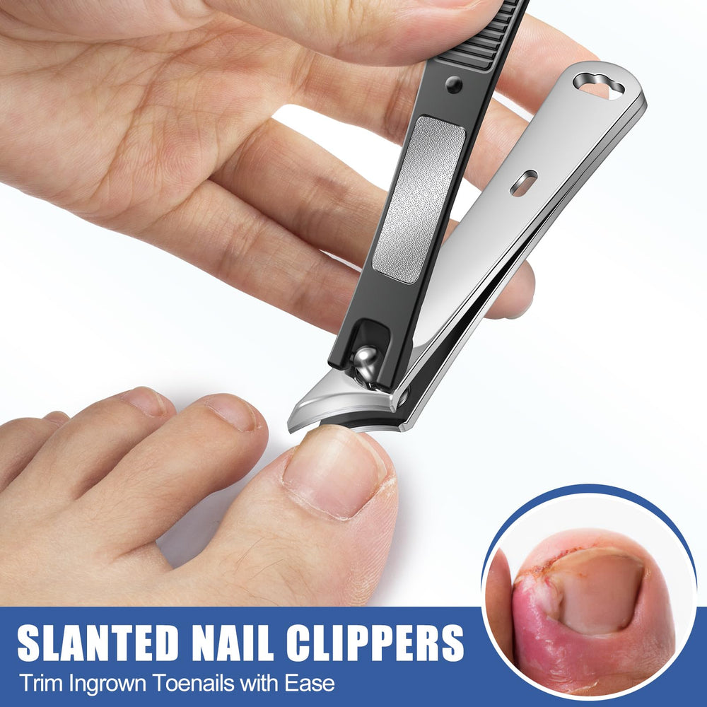 FUMAX ingrown toenail clippers cutting curved nails with comfort grip