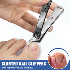 FUMAX ingrown toenail clippers cutting curved nails with comfort grip
