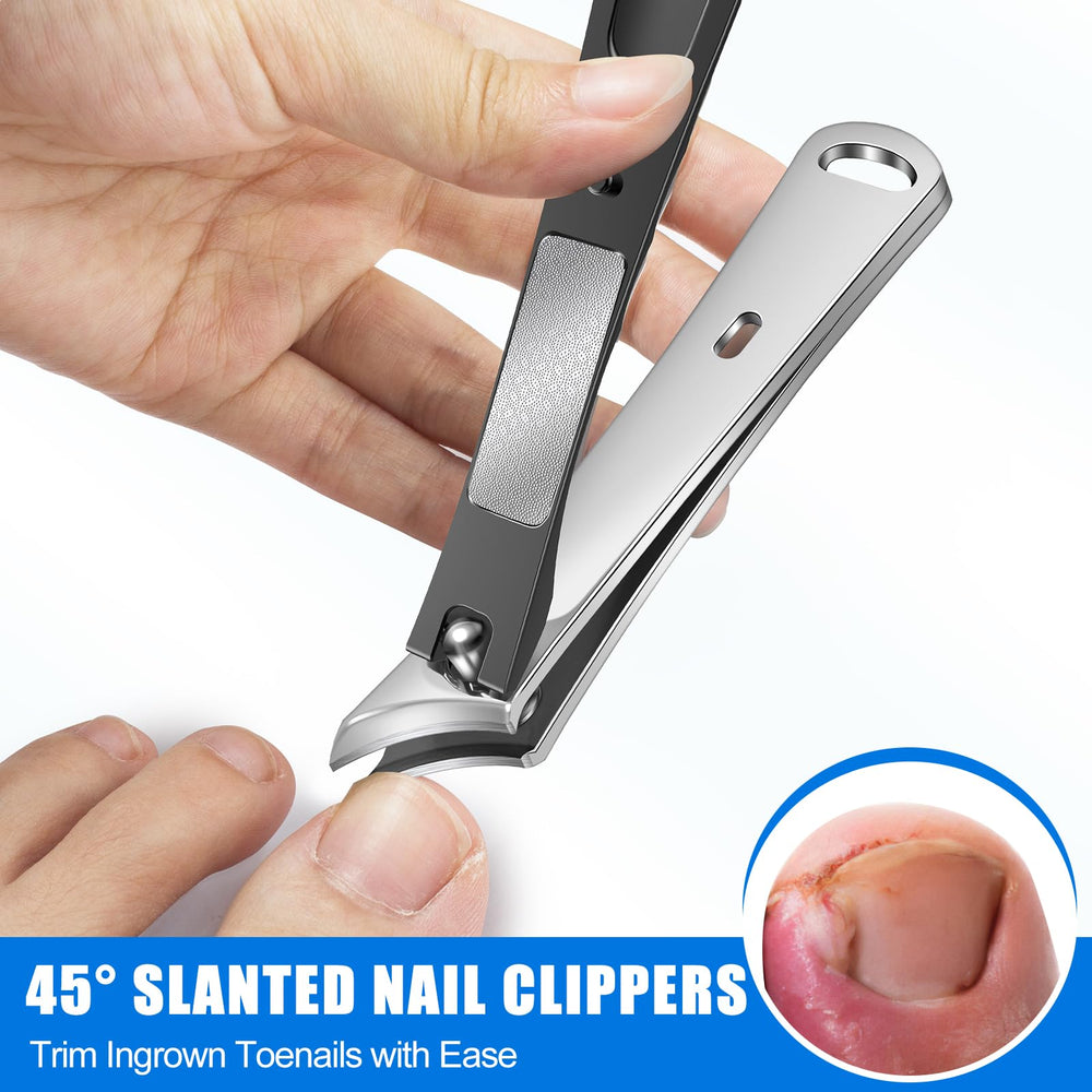 FUMAX toenail file included for smooth edges after clipping.
