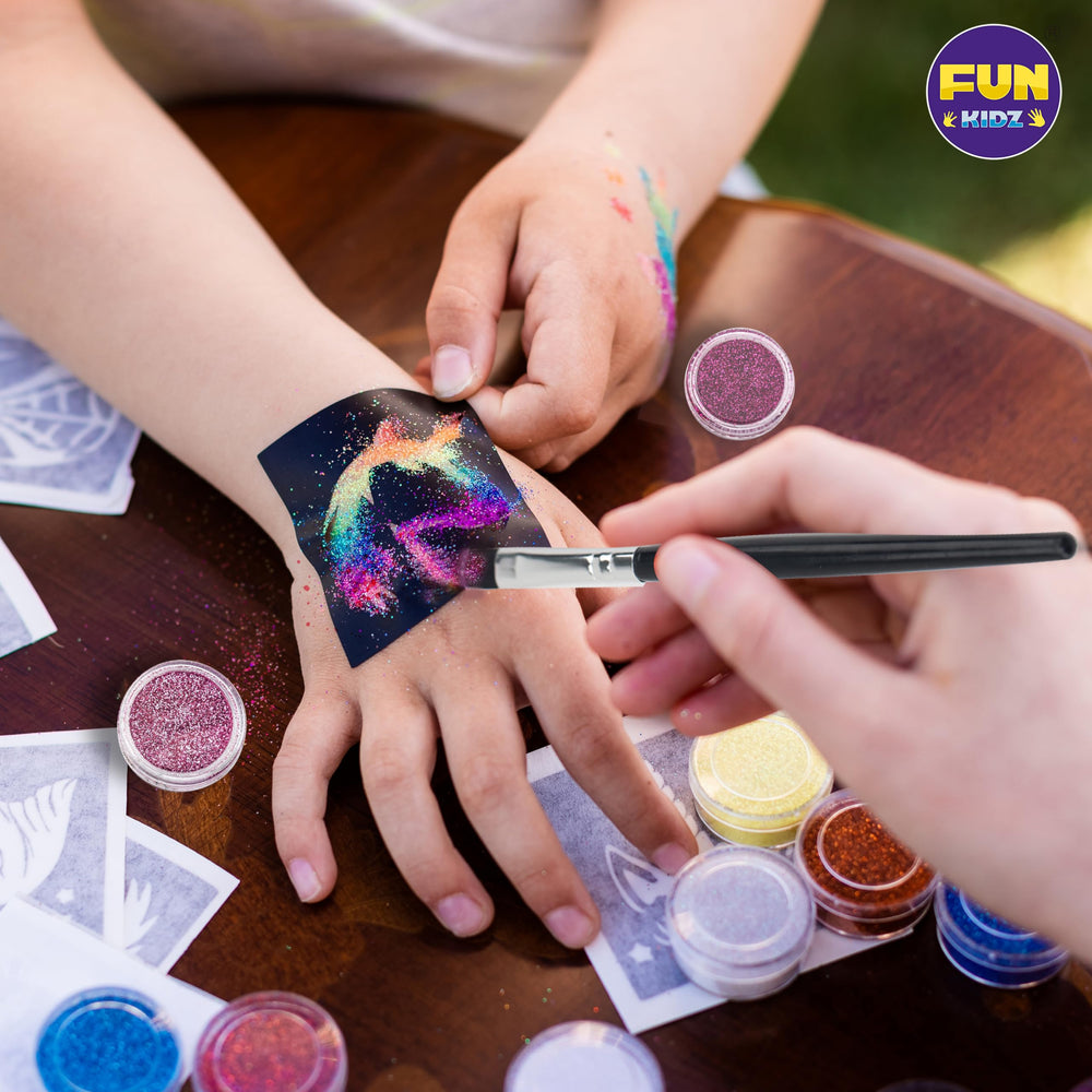 FunKidz stencil collection featuring 106 designs