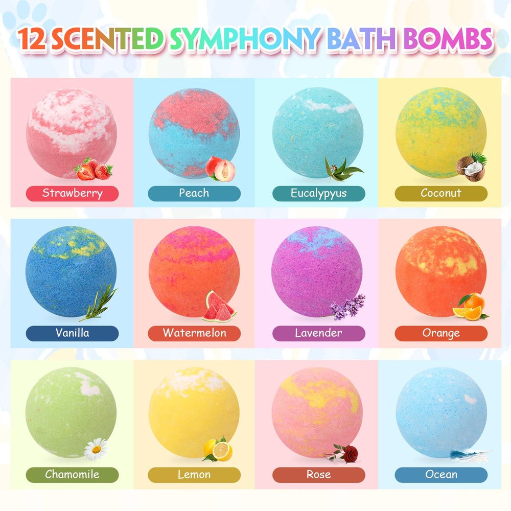 FUNCREVITY bath bombs moisturize skin while colors brighten the bath