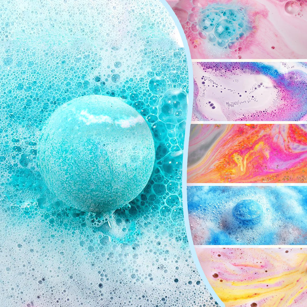Funcrevity organic bath bombs are gentle on skin with no tub stains.