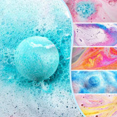 Funcrevity organic bath bombs are gentle on skin with no tub stains.