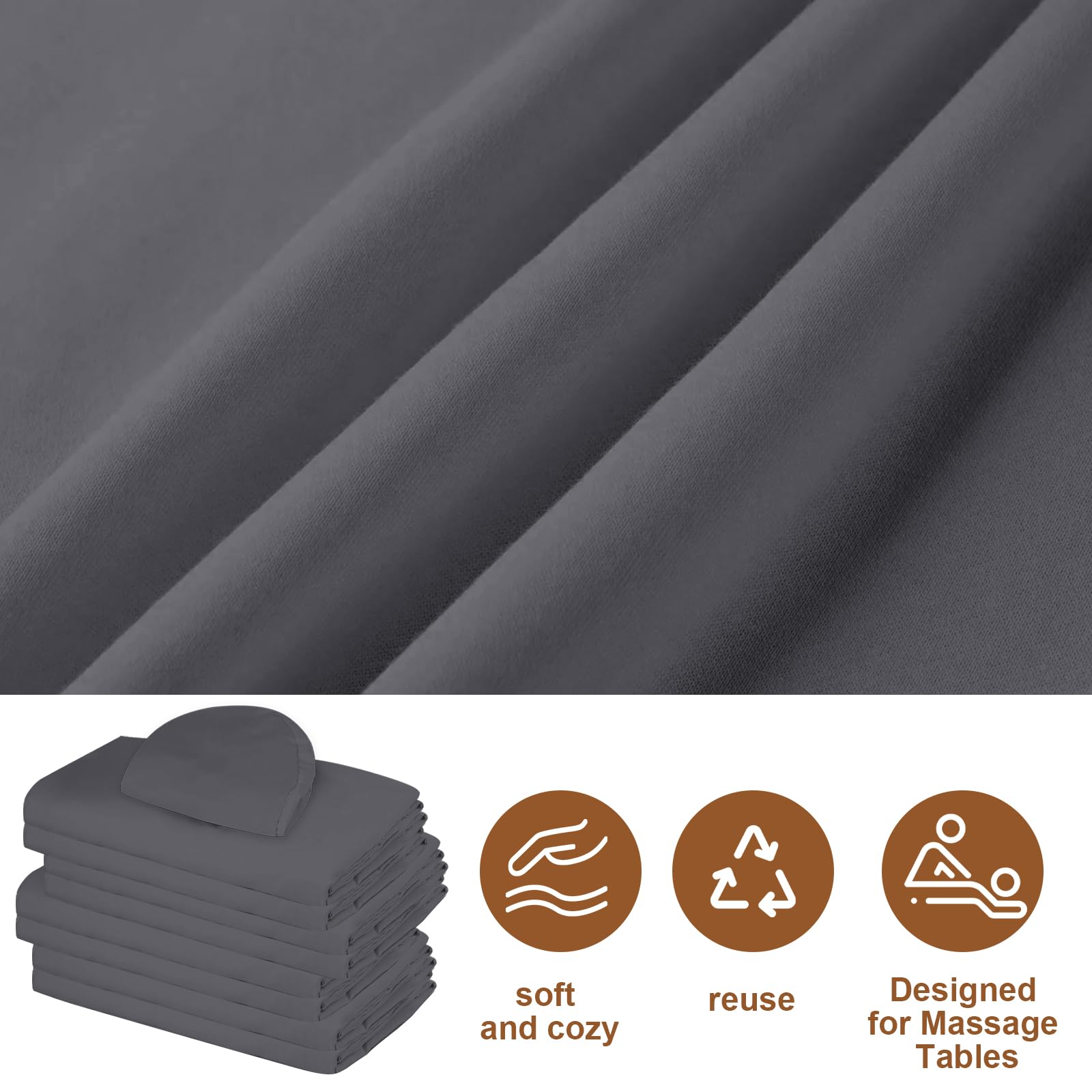 FUNLIYING grey color tone blends into spa or clinic decor