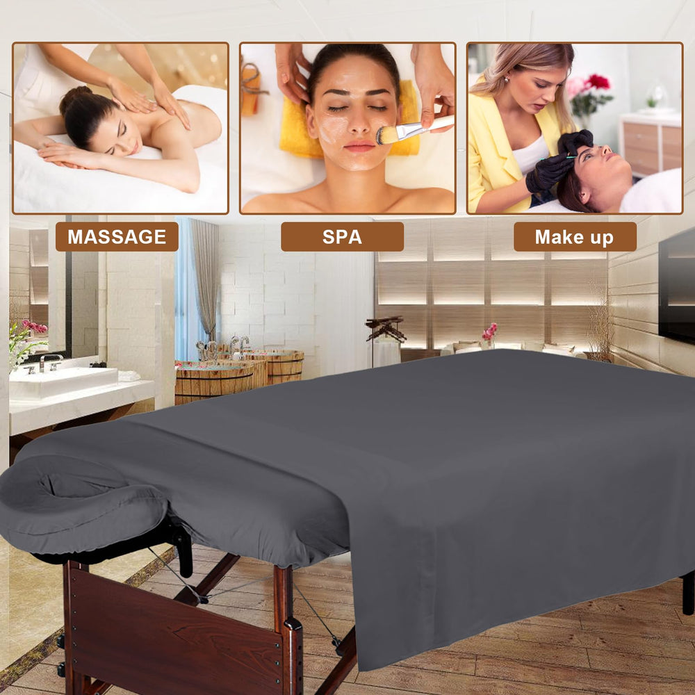 FUNLIYING washable massage sheets simplify pre and post-session cleanup
