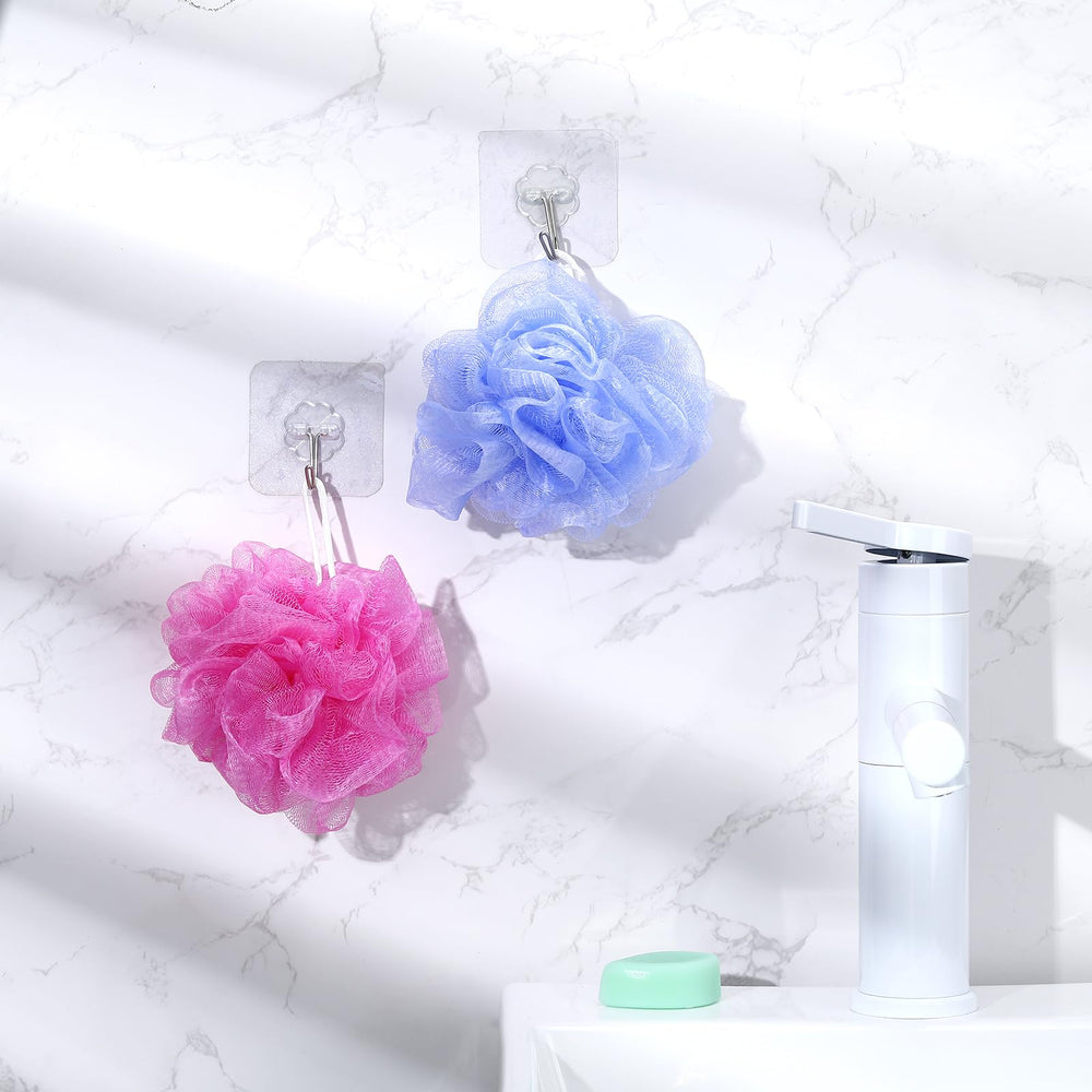 Funnymoom bath sponge in shower use for gentle cleansing and ease.