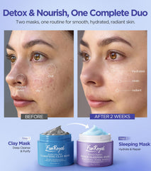 FunRoyal overnight mask resting, delivering lightweight hydration for morning glow.