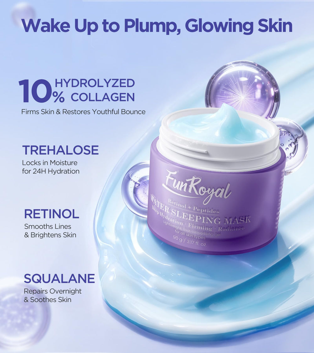 FunRoyal premium brush used to apply the clay mask for even coverage.