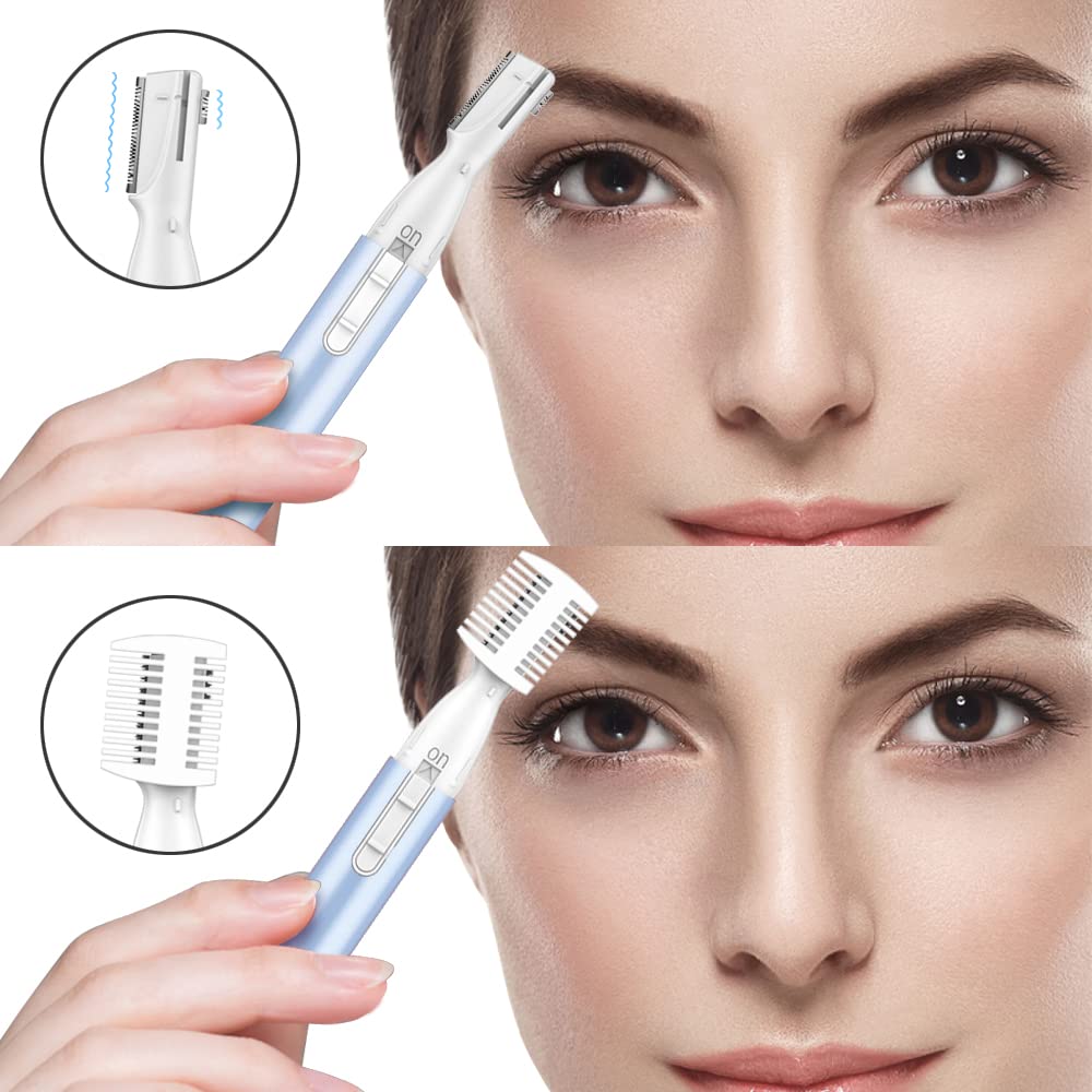 Funstant eyebrow trimmer attachment 4-8mm enables quick brow width adjustments.