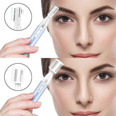 Funstant eyebrow trimmer attachment 4-8mm enables quick brow width adjustments.