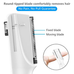 Funstant eyebrow trimmer large blade delivers efficient shaping with no pulling.