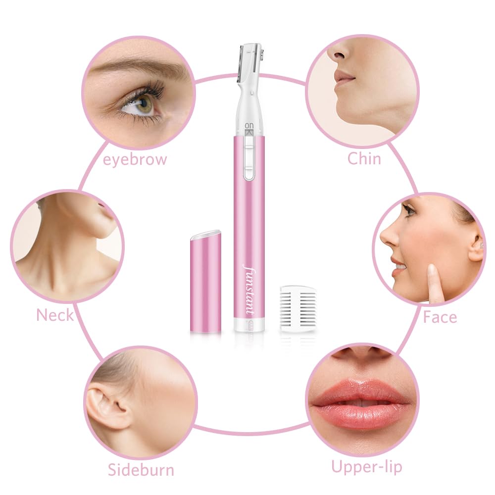 Funstant battery-operated trimmer powered by AAA battery for cordless use