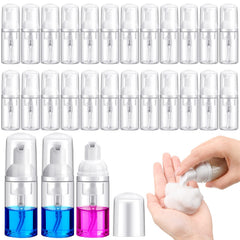 Funtery foam pump bottle 30ml clear helps mess-free travel with a secure lid.