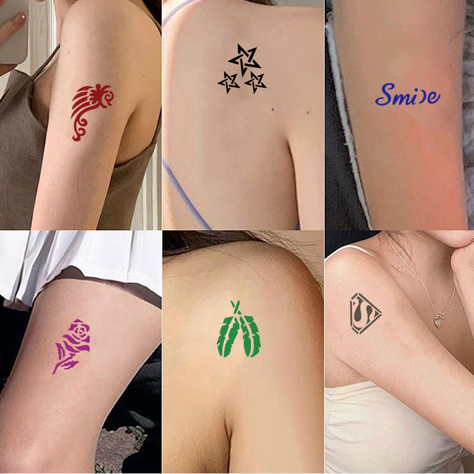 Funtigee tattoo on skin example demonstrates simple, comfortable DIY application.