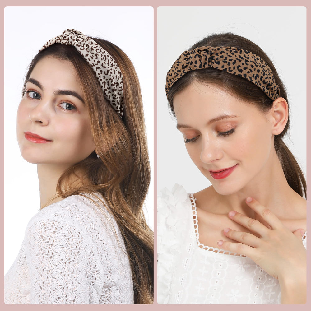 Funtopia headbands solid colors brown closeup for versatile styling