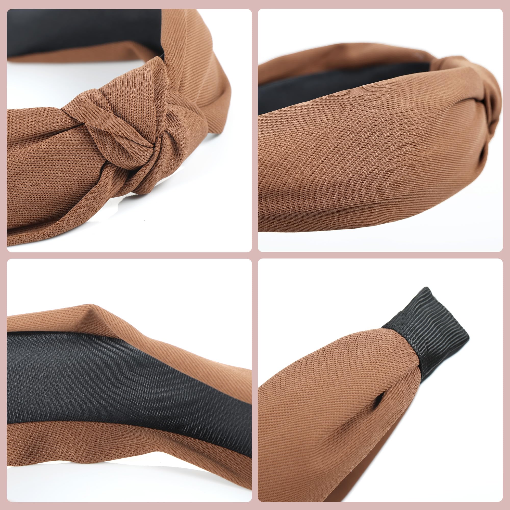 Funtopia headbands solid colors white closeup for clean accents