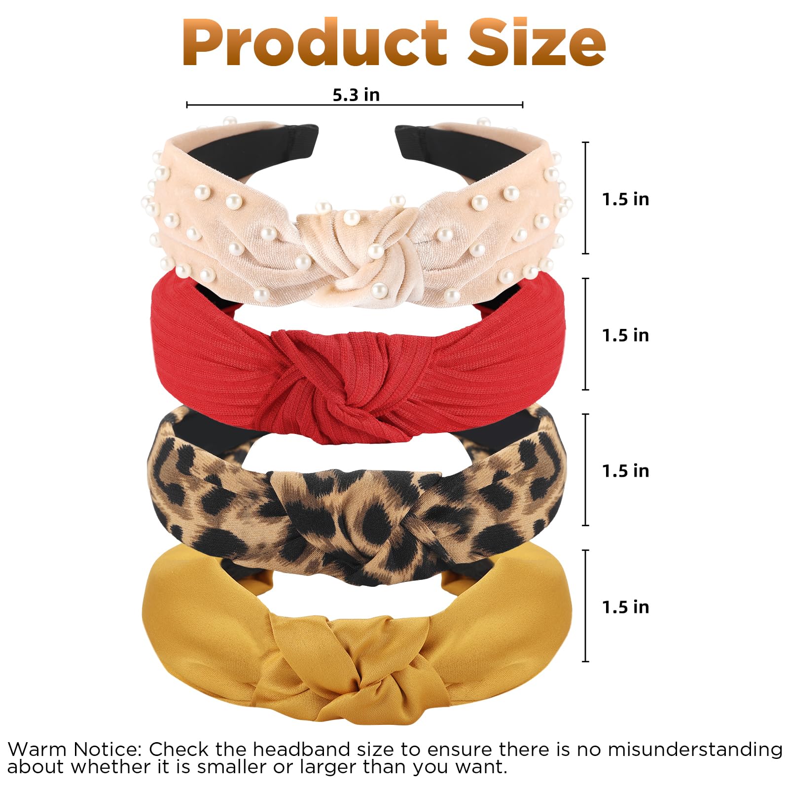 Funtopia solid-color headband black sleek finish for evening wear