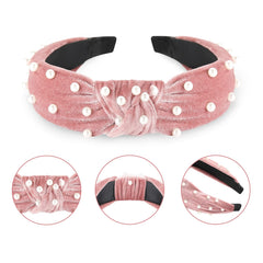 Funtopia solid-color headband pink pairs with dresses for cheerful looks