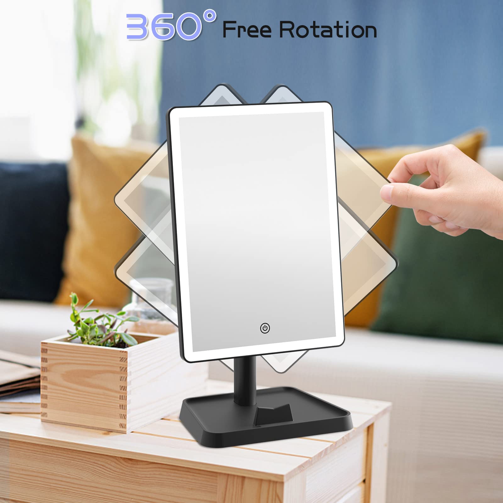 FUNTouch 360-degree rotating mirror offering flexible viewing angles