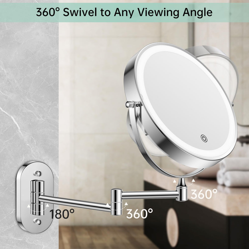 FUNTOUCH 360-degree rotation and extendable arm for flexible viewing angles.