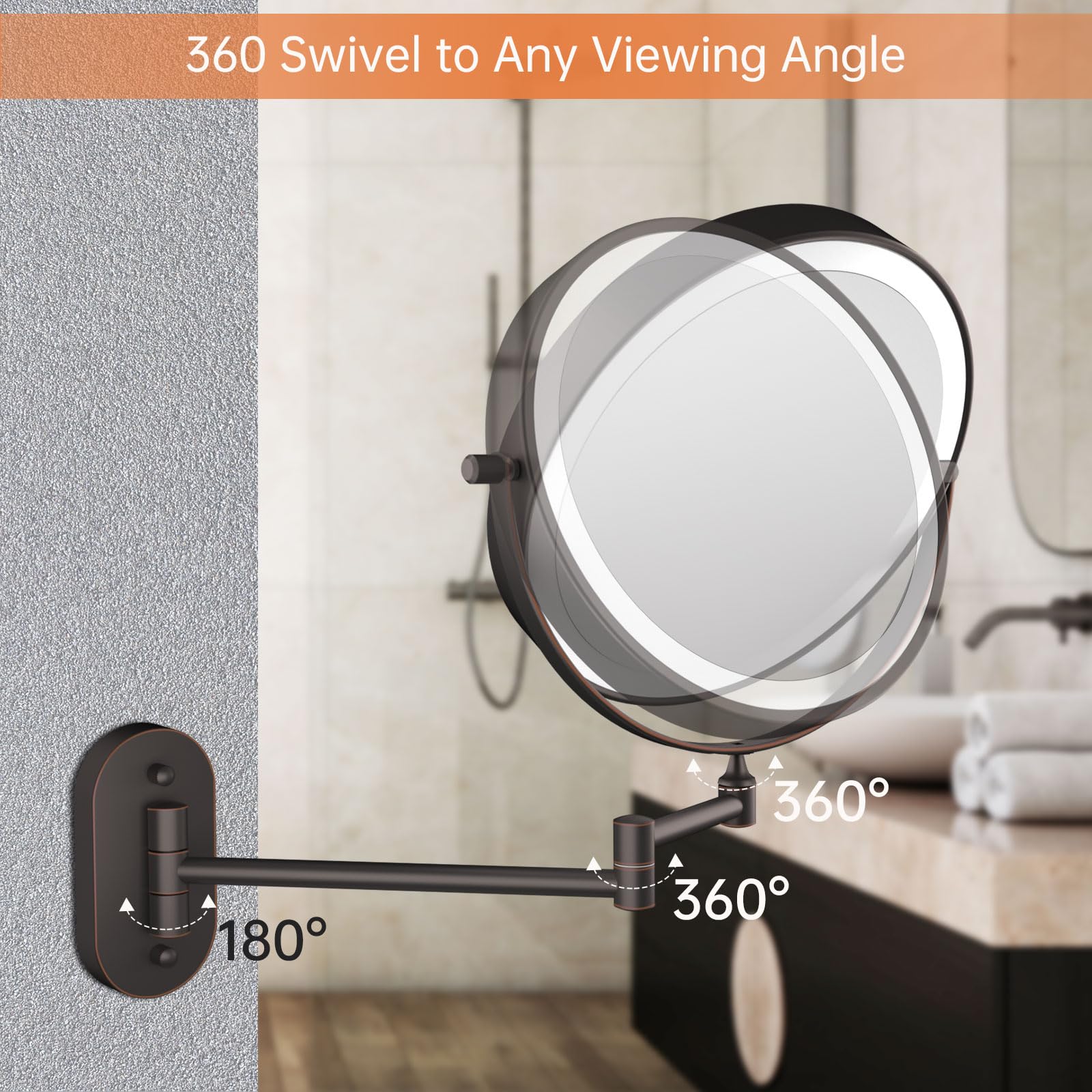 Funtouch antique bronze finish adds timeless bathroom style while staying functional