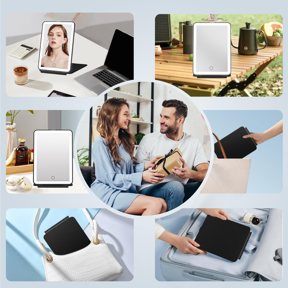 FUNTOUCH brightness-adjustable-mirror lets you tailor glow for makeup