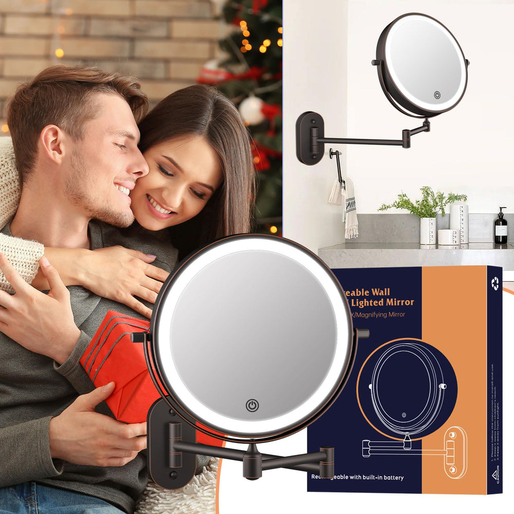 Funtouch easy-installation mirror with included mounting accessories