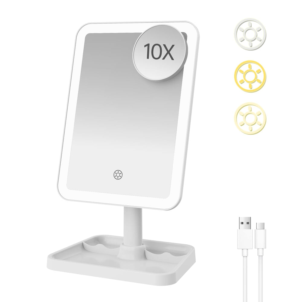 FUNTOUCH Gift-ready LED mirror ideal for birthdays and holidays.
