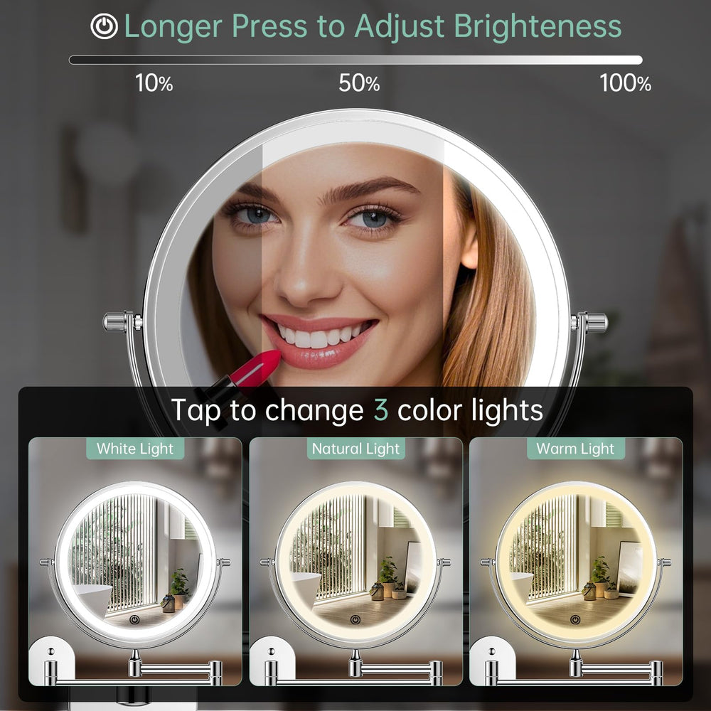 FUNTOUCH touch-dimming sensor enables easy brightness and color adjustments.