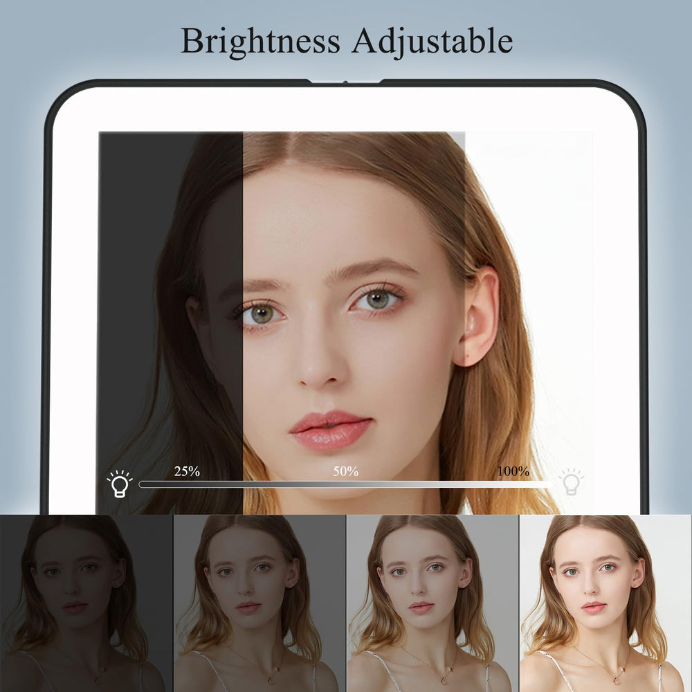 FUNTOUCH touch-sensor-led-mirror enables quick ON/OFF and brightness tweaks