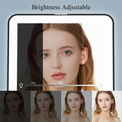FUNTOUCH touch-sensor-led-mirror enables quick ON/OFF and brightness tweaks