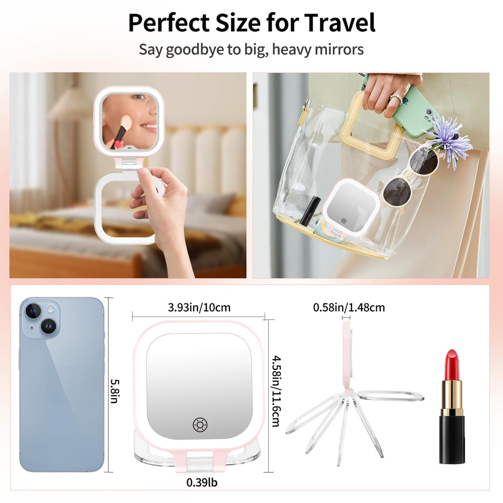 FUNTOUCH rechargeable USB-C mirror powers on the go without batteries