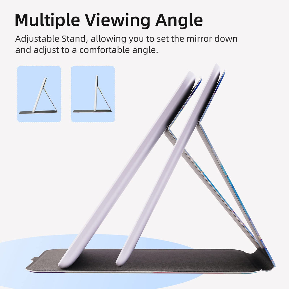 FUNTOUCH USB-C rechargeable makeup mirror for cable-free power