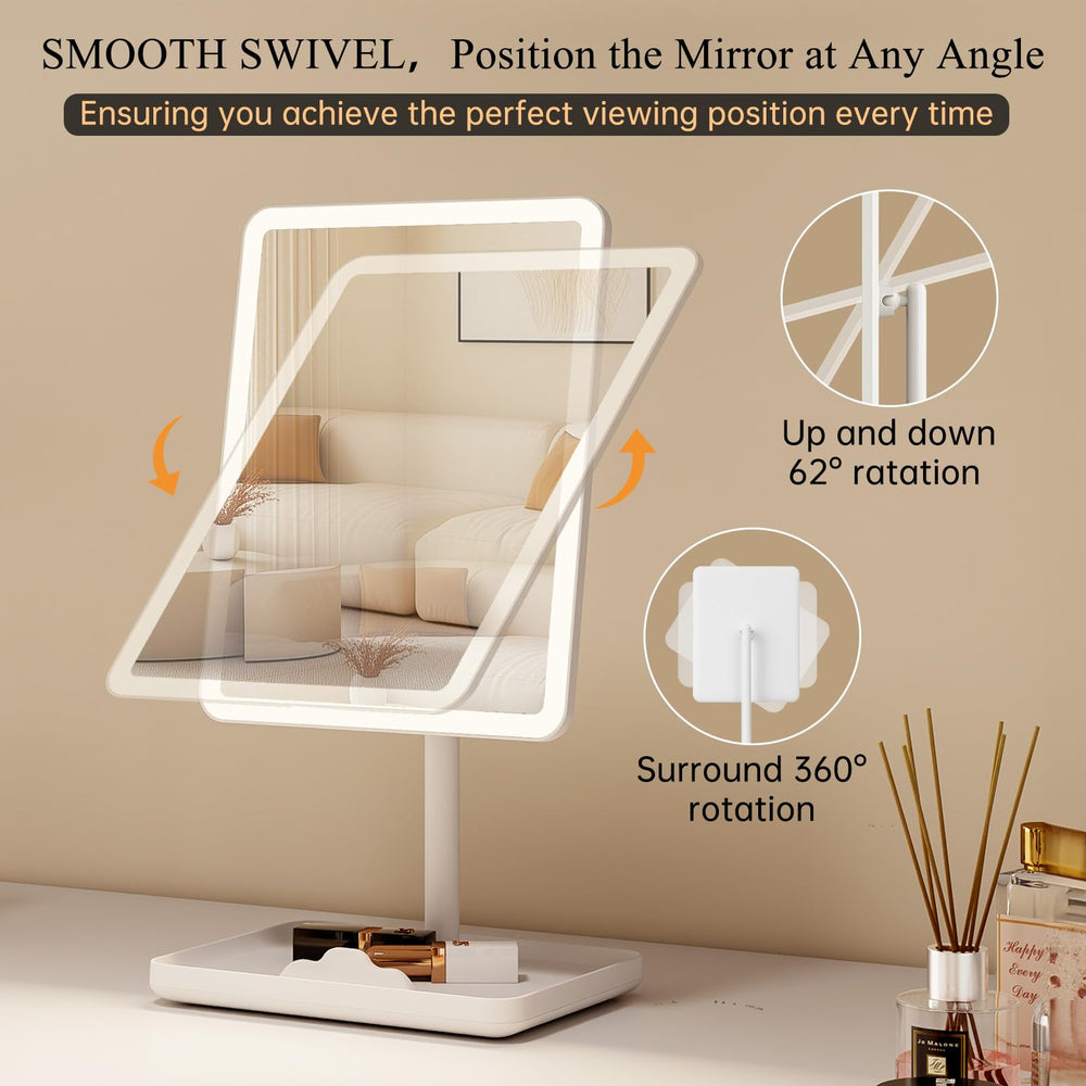 FUNTOUCH base includes phone holder for tutorials while applying makeup