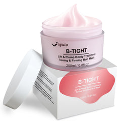 Fuputo B-Tight Body Cream on hips provides hydration and subtle lift.
