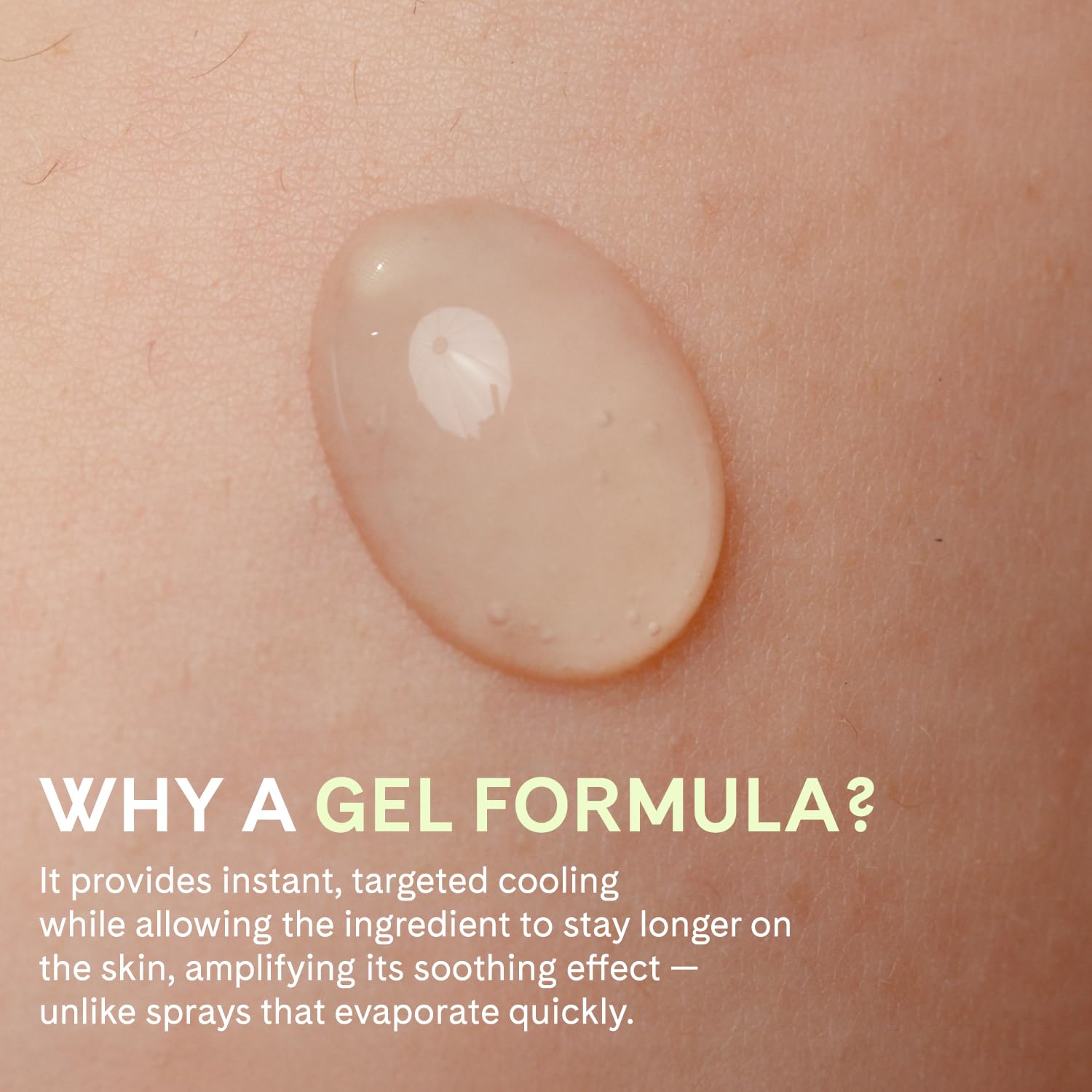 Fur Flash Repair Jelly underarms safe usage demonstrates comfort near intimate areas.