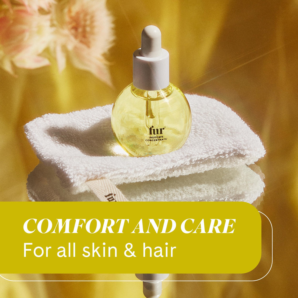 Fur Ingrown Concentrate ingredients map detailing key oils