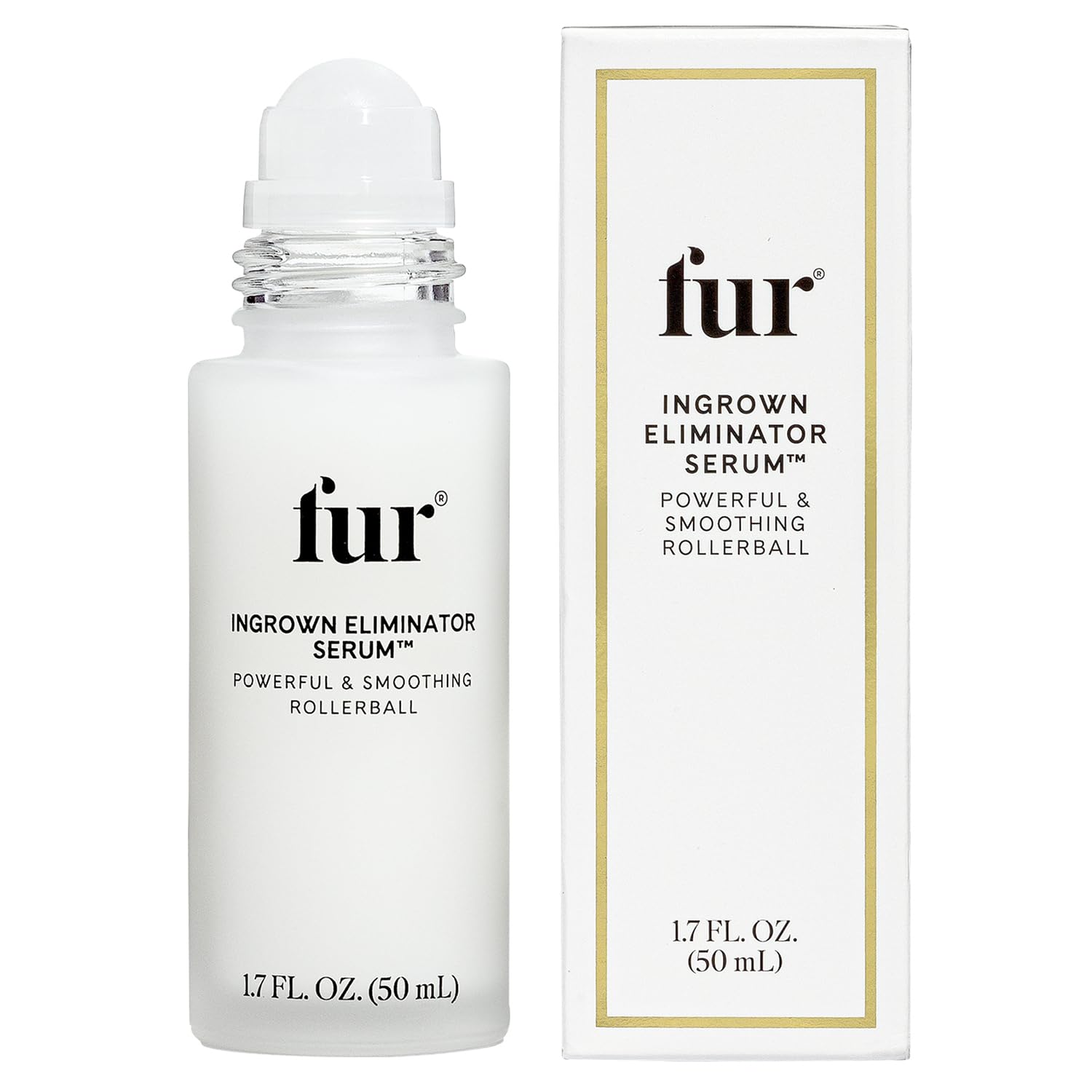 Fur Ingrown Eliminator Serum Rollerball bottle for quick ingrown treatment