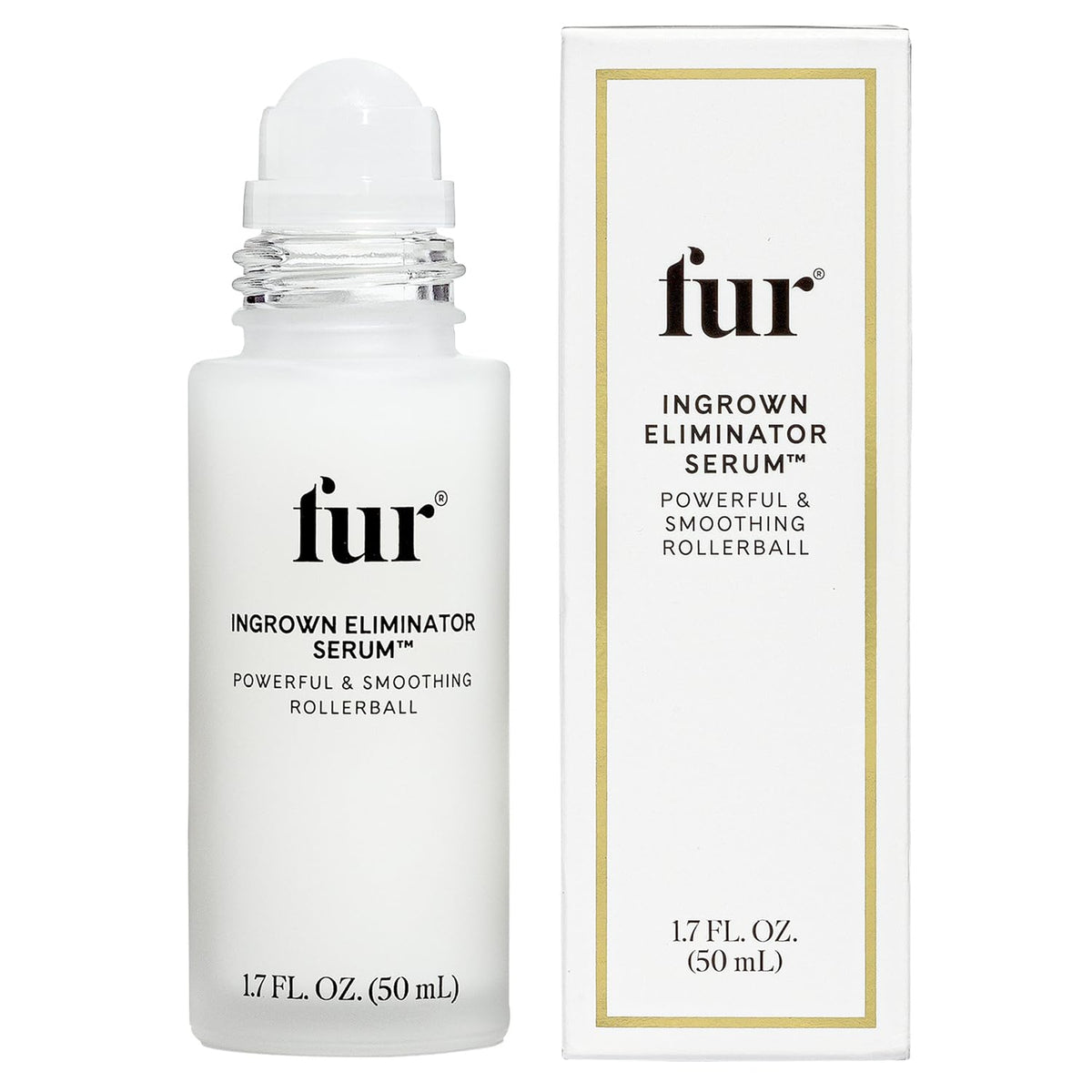 Fur Ingrown Eliminator Serum Rollerball bottle for quick ingrown treatment