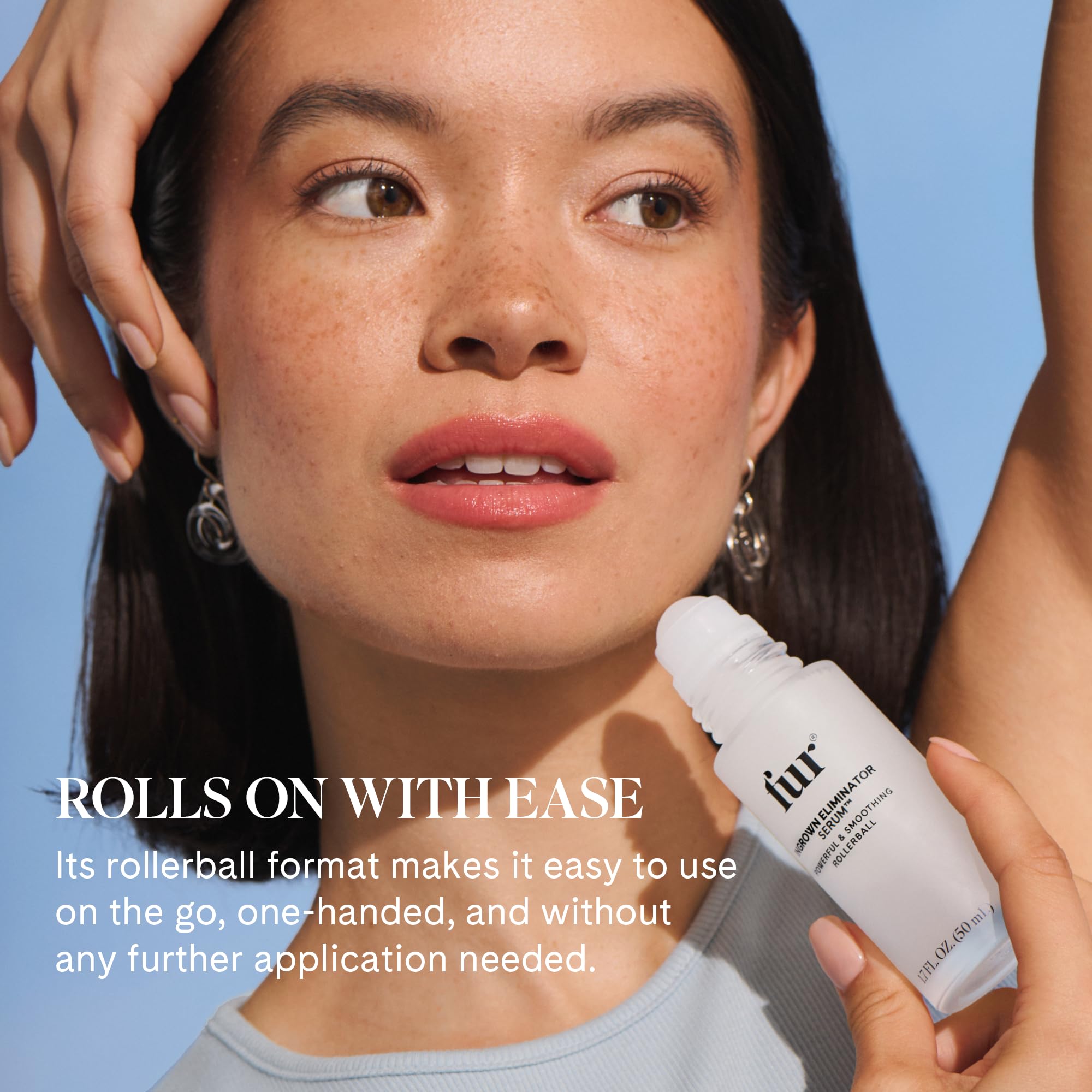 Fur Ingrown Eliminator Serum Rollerball with Witch Hazel note for pore tightening